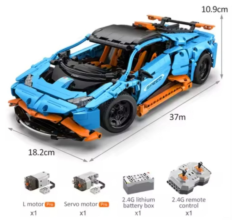 Remote Control Cada Racing Car (with motor) Building Blocks Set Toys tys bbs crs