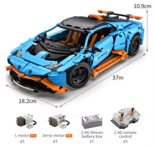 Remote Control Cada Racing Car (with motor) Building Blocks Set Toys tys bbs crs