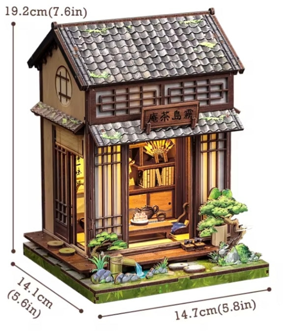Wooden Mini Dollhouse Building Kit tys bbs