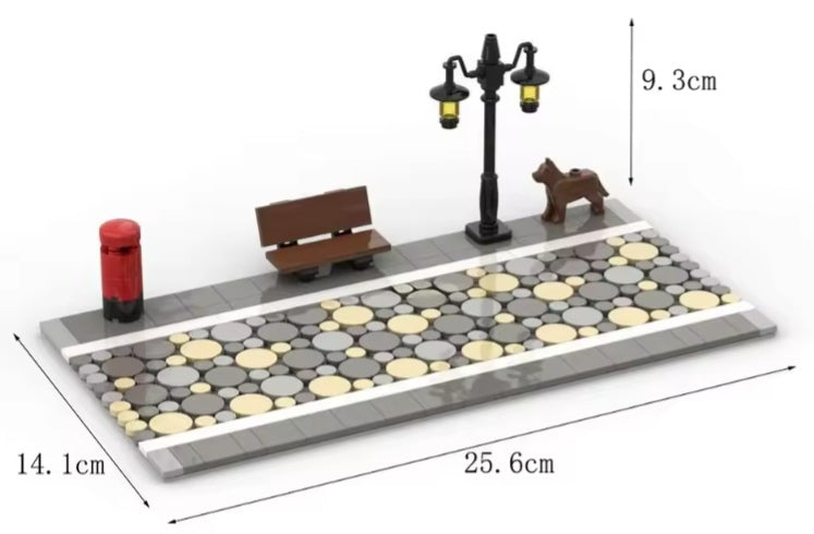 City Road Scene Particle Building Blocks Set Toys tys bbs