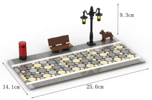 City Road Scene Particle Building Blocks Set Toys tys bbs