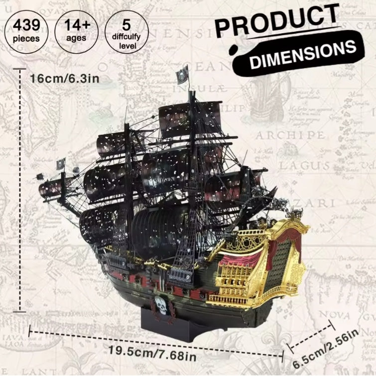 Queen Anne's Revenge Building Kit Set Yoys tys bbs