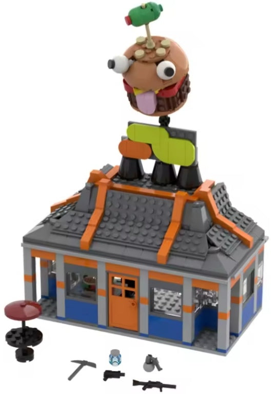 MOC Durr Burger Fortnites Custom Building Blocks Set Toys tys bbs