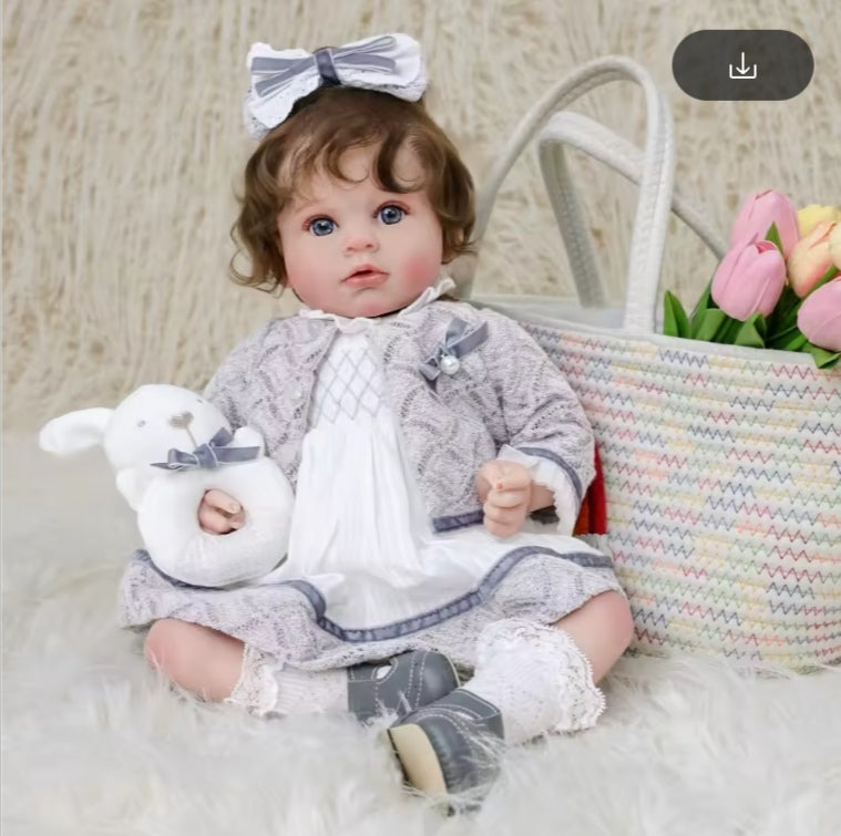 48cm Cloveray Lifelike Vinyl Reborn Baby Doll dll tys