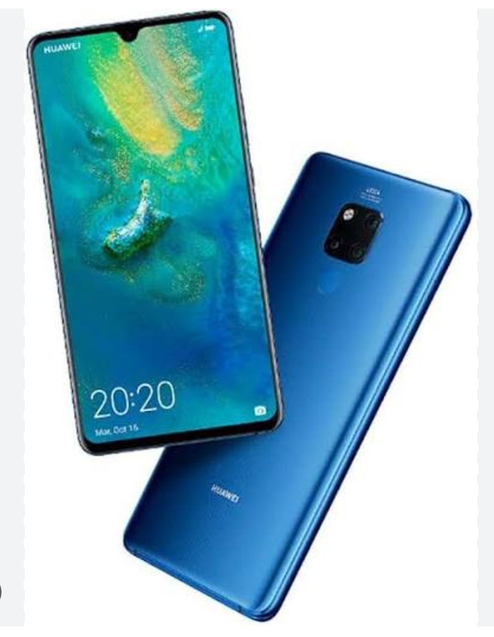 Huawei Mate 20 X 5G Global Version Smartphone Facial Recognition & Fingerprint Unlock Function Dust Water & Scratch Resistant HD Screen Super/Fast Charging (RAM 8GB+256GB ROM) (Blue) Smartphone smp