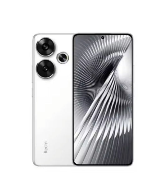 Xiaomi Redmi Turbo 3 5G Global Version White Smartphone Facial Recognition & Fingerprint Unlock Function Dust Water & Scratch Resistant HD Screen Super/Fast Charging (RAM 16GB+512GB ROM) Smartphone. smp