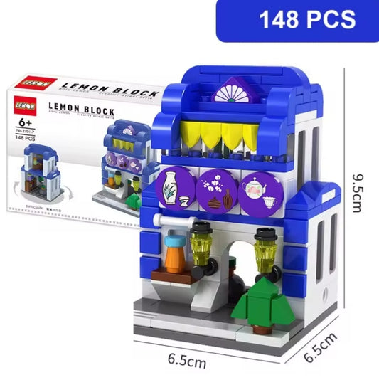 City Street Tea Room Building Blocks Set Toys tys bbs