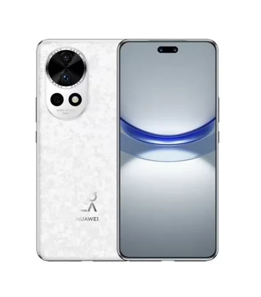 Huawei Nova 12 Pro 4G SmartPhone Chinese Version Facial Recognition & Fingerprint Unlock Function Dust Water & Scratch Resistant HD Screen Super/Fast Charging (RAM 12GB+256GB ROM) (White) Smartphone smp