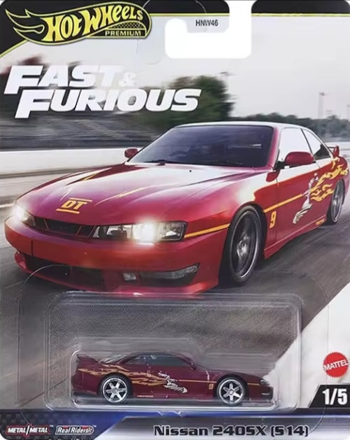 Hot Wheels "Fast & Furious" Nissan 240SX Toy Car crs tys
