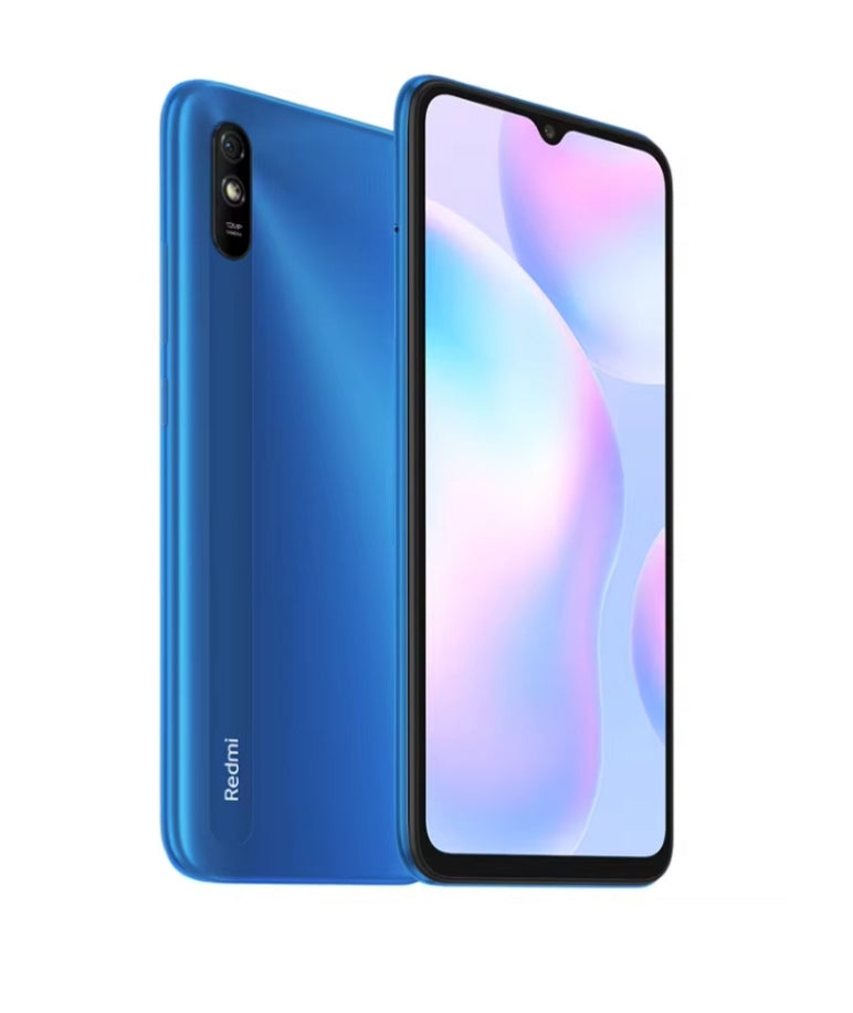 Xiaomi Redmi 9A 4G Global Version Smartphone Facial Recognition Function Dust Water & Scratch Resistant HD Screen Super/Fast Charging (RAM 4GB+64GB ROM) (Blue) Smartphone smp