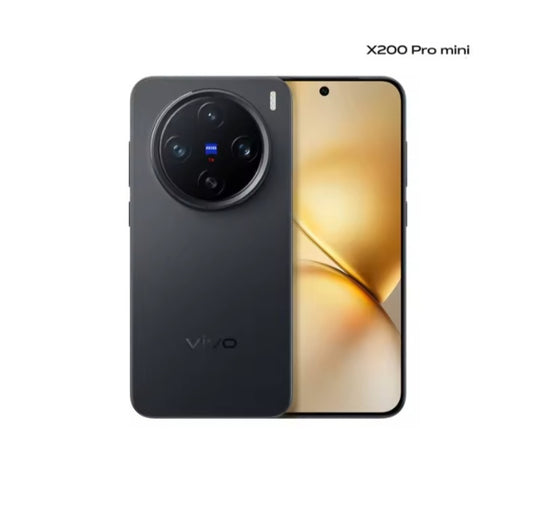 New Vivo X200 Pro Mini Chinese Version Black Smartphone Dust Water & Scratch Resistant HD Screen Super/Fast Charging Smartphone (RAM 12GB+256GB ROM). smp