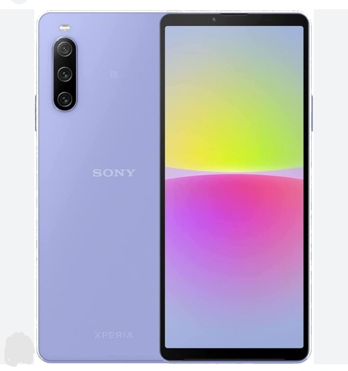 Sony Xperia 10 IV 5G Smartphone Water Resistant Dustproof HD Screen Fingerprint Unlock Function Super/Fast Charging Japan Version (Lavender) Smartphone smp