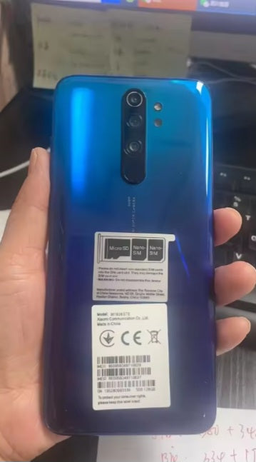 Xiaomi Redmi Note 8 Pro Global Version Blue Smartphone Facial Recognition & Fingerprint Unlock Function Dust Water & Scratch Resistant HD Screen Super/Fast Charging (RAM 6GB+128GB ROM) Smartphone. smp