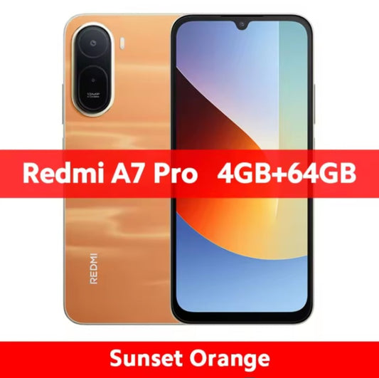 Xiaomi Redmi A7 Pro Global Version Orange Smartphone Facial Recognition & Fingerprint Unlock Function Dust Water & Scratch Resistant HD Screen Super/Fast Charging Smartphone. smp
