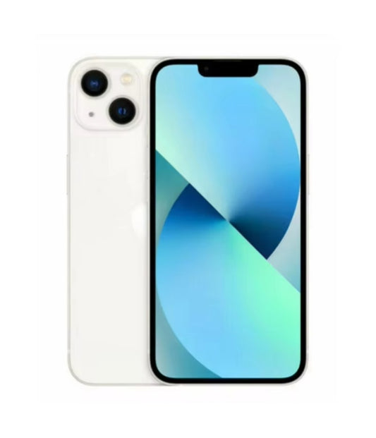 Apple iPhone 13 5G Smartphone Facial Recognition Function Dust Water & Scratch Resistant HD Screen Super/Fast Charging (128GB Standard) (White) Smartphone + FREE Phone Case. smp