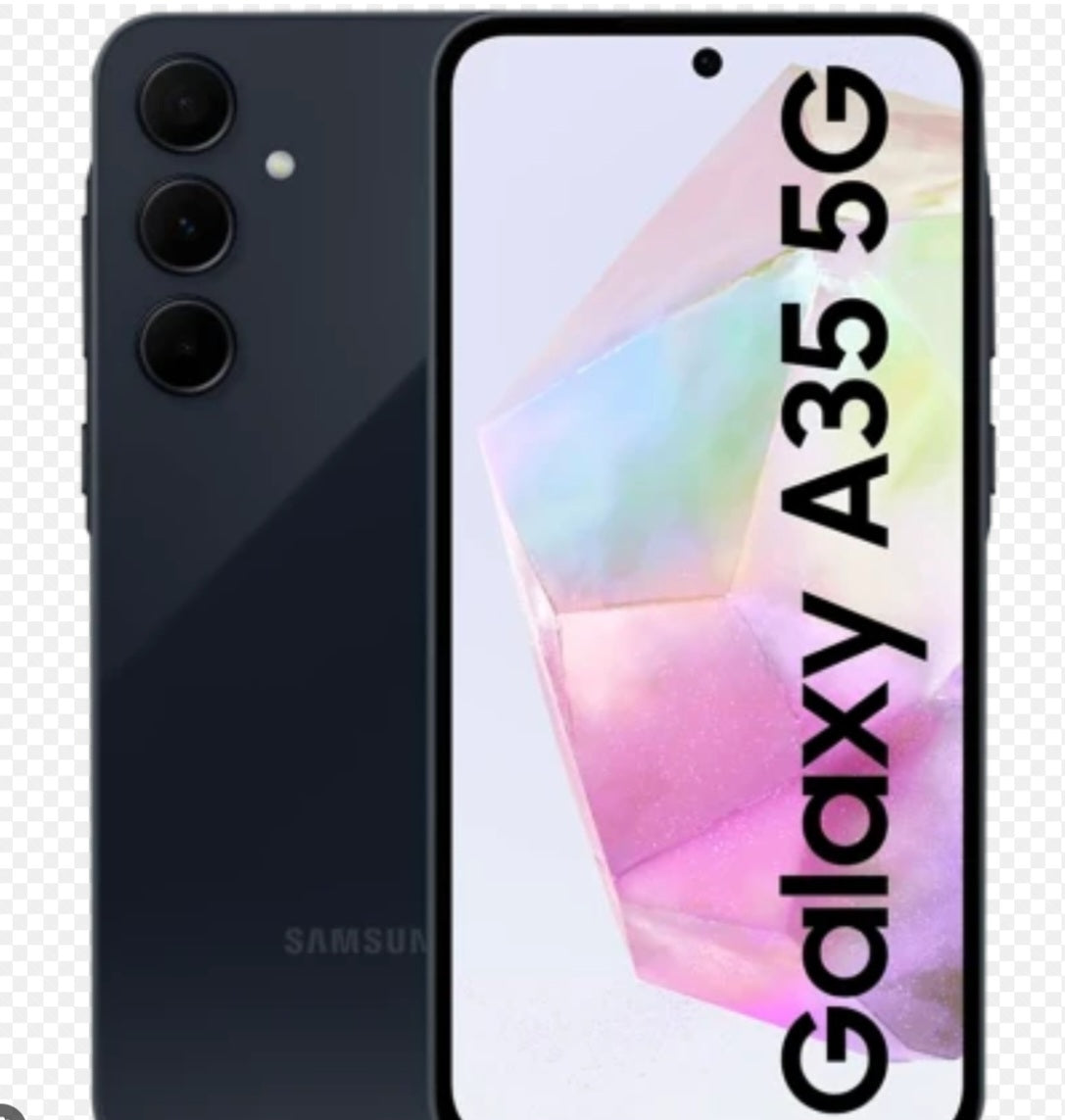 Samsung Galaxy A35 5G Global Version Black Smartphone Dust Water & Scratch Resistant HD Screen Super/Fast Charging Smartphone. smp