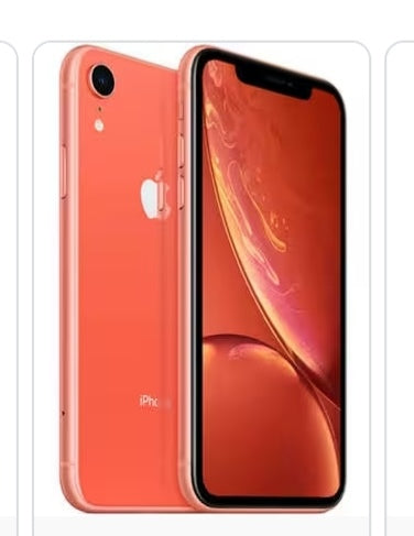 Apple iPhone XR Smartphone Facial Recognition Function Dust Water & Scratch Resistant HD Screen Super/Fast Charging (128GB ROM) (Red) Smartphone + FREE Earphones. smp