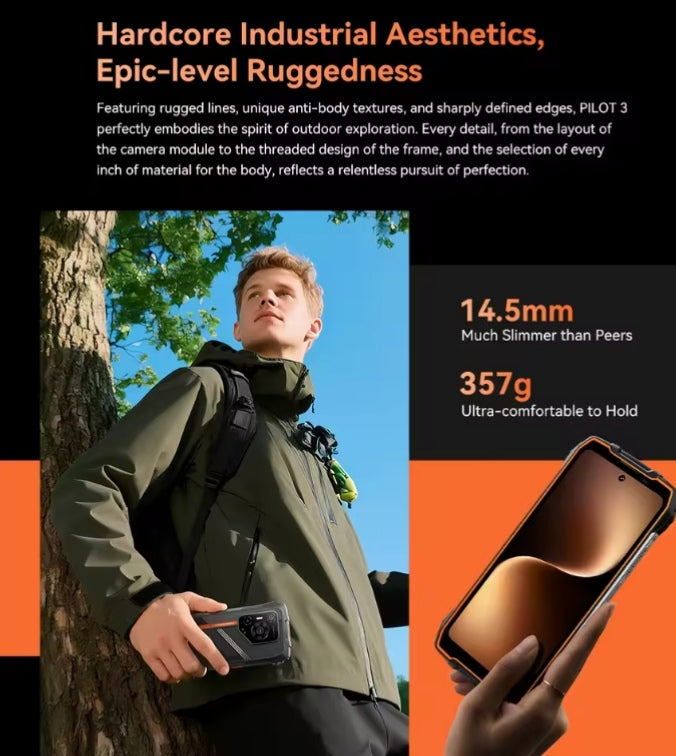 Blackview OSCAL PILOT 3: 6.78inch HD Screen RAM12GB+256ROM 5GAndroid (Black) Official Standard Smartphone smp