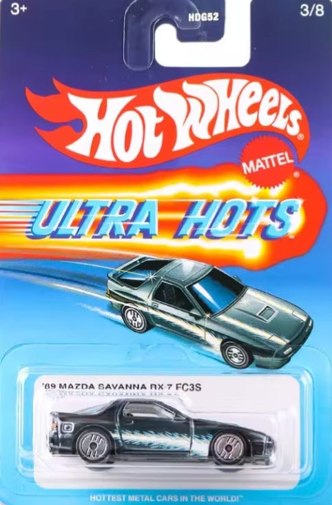 Hot Wheels Premium JDM Mazda Series "1989 Mazda Savanna RX-7" Toy Car tys crs