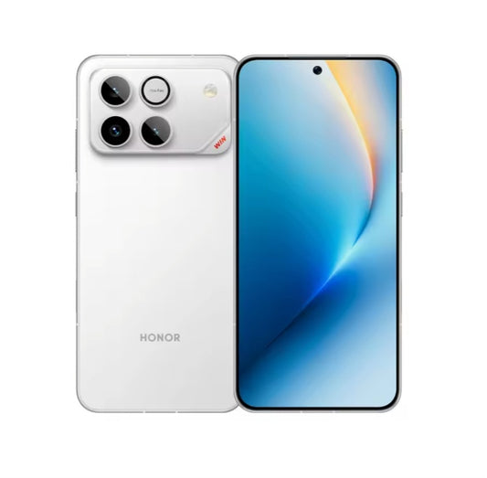 Honor WIN Chinese Version Silver Smartphone Facial Recognition & Fingerprint Unlock Function Dust Water & Scratch Resistant HD Screen Super/Fast Charging (RAM 12GB+256GB ROM) Smartphone smp