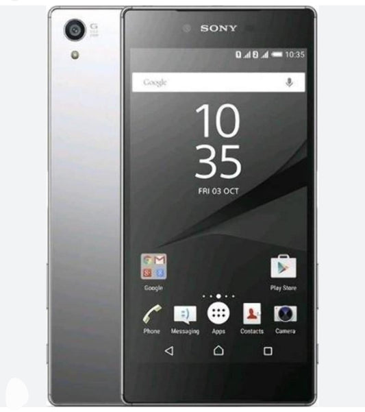 Sony Xperia Z5 Premium Global Version Silver Smartphone Facial Recognition Function Dust Water & Scratch Resistant HD Screen Super/Fast Charging Smartphone smp