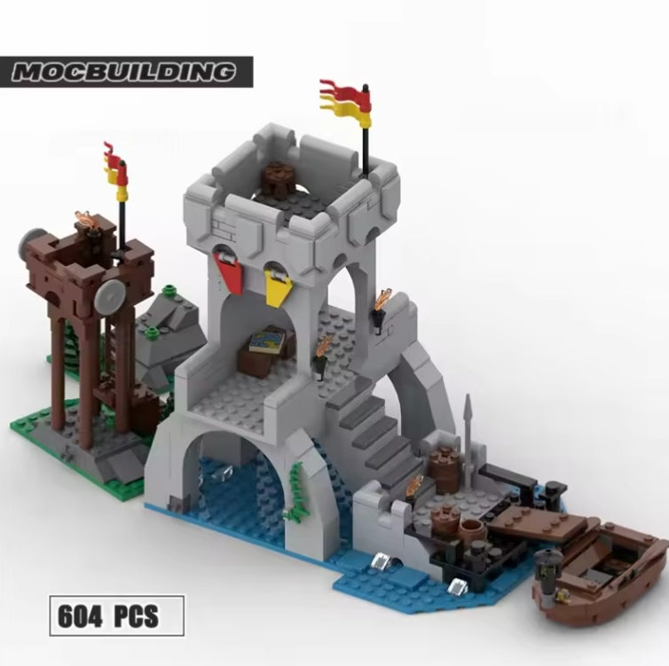 Children's Medieval Tower Castle Building Blocks Set Toys tys bbs