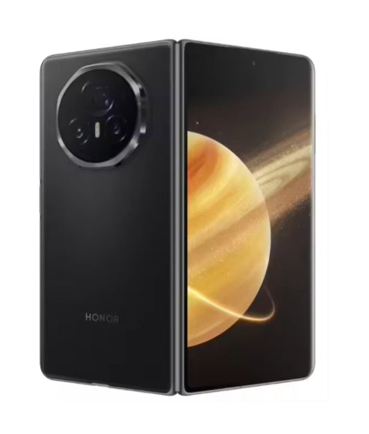 Honor Magic V3 5G Chinese Version Black Smartphone Facial Recognition & Fingerprint Unlock Function Dust Water & Scratch Resistant HD Screen Super/Fast Charging (RAM 12GB+256GB ROM) Smartphone. smp