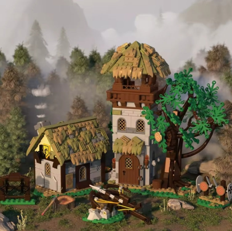 Children's Green Forest Building Blocks Set Toys tys bbs