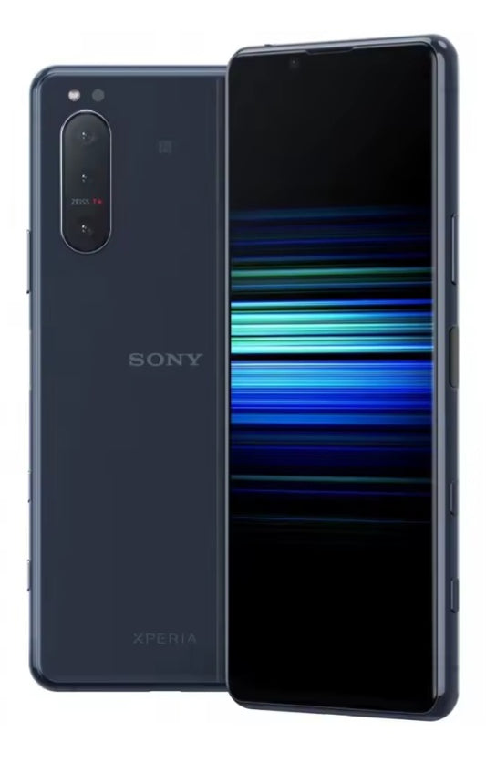 Sony Xperia 5 ii Global Version (XQ÷AS52) Smartphone Fingerprint Unlock Function Dust Water & Scratch Resistant HD Screen Super/Fast Charging Blue Smartphone smp