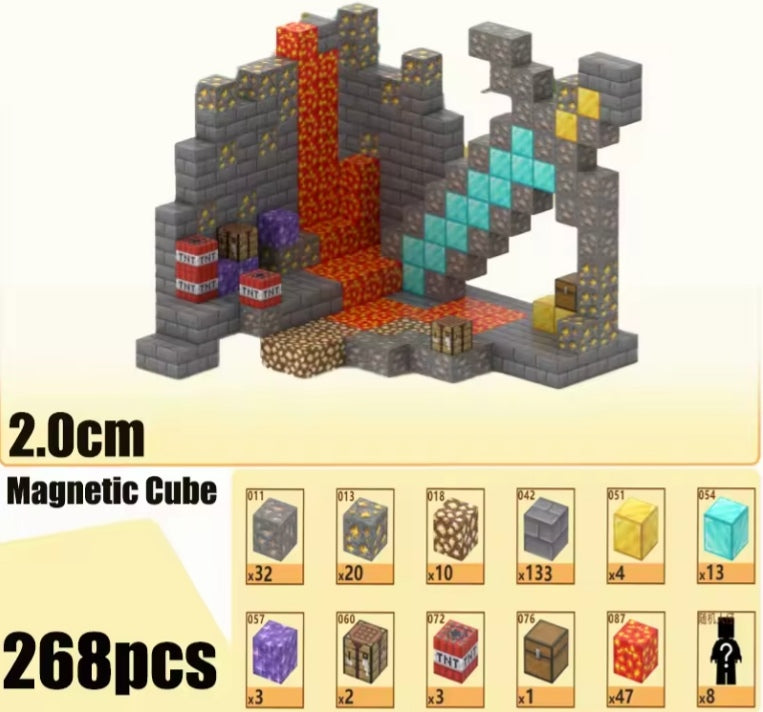 Children's Early Learning Portable Magnetic Building Blocks Set Toys tys edc bbs