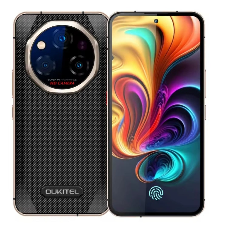 OUKITEL WP210 Rugged 5G Android 15 Smartphone 6.7inch HD Screen RAM 36GB+512GB ROM (Black) Smartphone smp