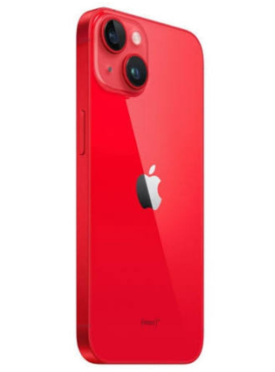Apple iPhone 14 Plus 5G Smartphone Facial Recognition Function Dust Water & Scratch Resistant HD Screen Super/Fast Charging (128GB ROM Full Set) (Red) Smartphone smp
