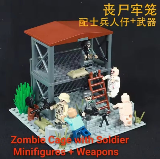 LEGO Military Base WWII Soldier Fortification Tower tys bbs