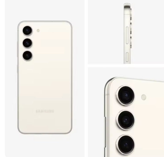 Samsung Galaxy S23 Plus 5G Smartphone US Version Dustproof Water & Scratch Resistant HD Screen Super/Fast Charging (256GB (Cream) Smartphone smp