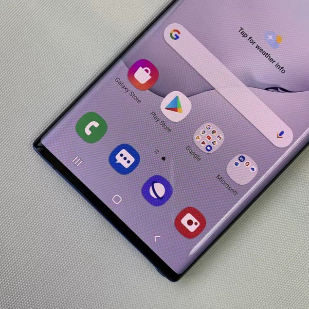 Samsung Galaxy Note 10 Plus 4G US Version Aura Blue Smartphone Dust Water & Scratch Resistant HD Screen Super/Fast Charging Smartphone. smp