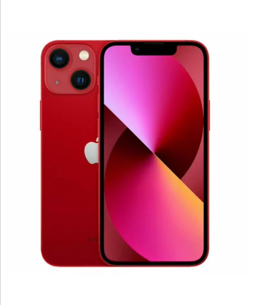 Apple iPhone 13 5G Smartphone Facial Recognition Function Dust Water & Scratch Resistant HD Screen Super/Fast Charging (128GB Standard) (Red) Smartphone + FREE Phone Case. smp