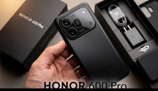 Honor 600 Pro Hong Kong Version Black Smartphone Dust Water & Scratch Resistant HD Screen Super/Fast Charging Smartphone (RAM 12GB+256GB ROM). smp