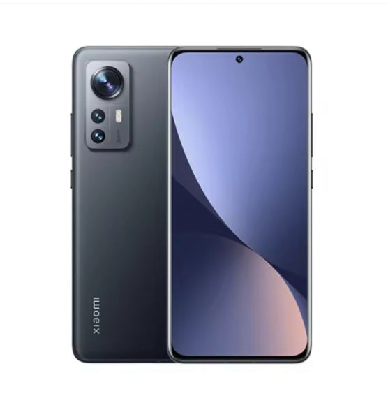 Xiaomi 12X Global Version Black Smartphone Facial Recognition & Fingerprint Unlock Function Dust Water & Scratch Resistant HD Screen Super/Fast Charging Smartphone (RAM 12GB+256GB ROM). smp