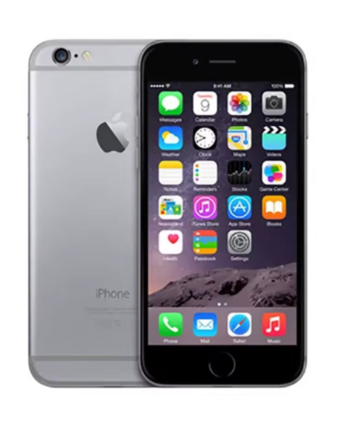 Apple iPhone 6 Mini Smartphone Fingerprint Unlock Function 4.7inch Screen ROM 32GB (Grey) Smartphone + FREE Earphones. smp
