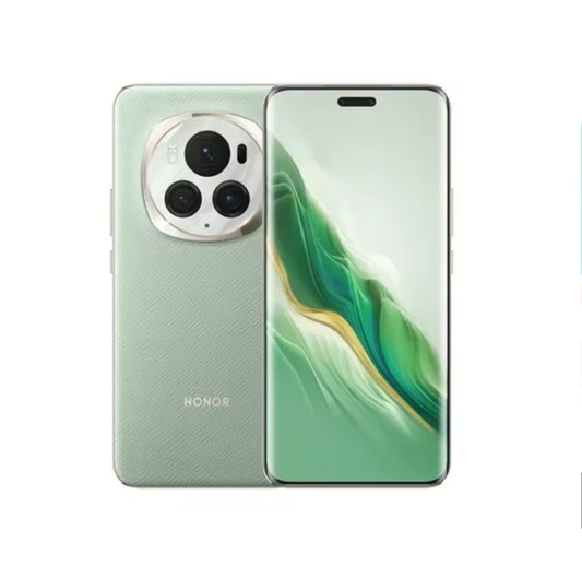 Honor Magic 6 Pro 5G Chinese Version Green Smartphone Facial Recognition & Fingerprint Unlock Function Dust Water & Scratch Resistant HD Screen Super/Fast Charging (RAM 12GB+256GB ROM) Smartphone. smp