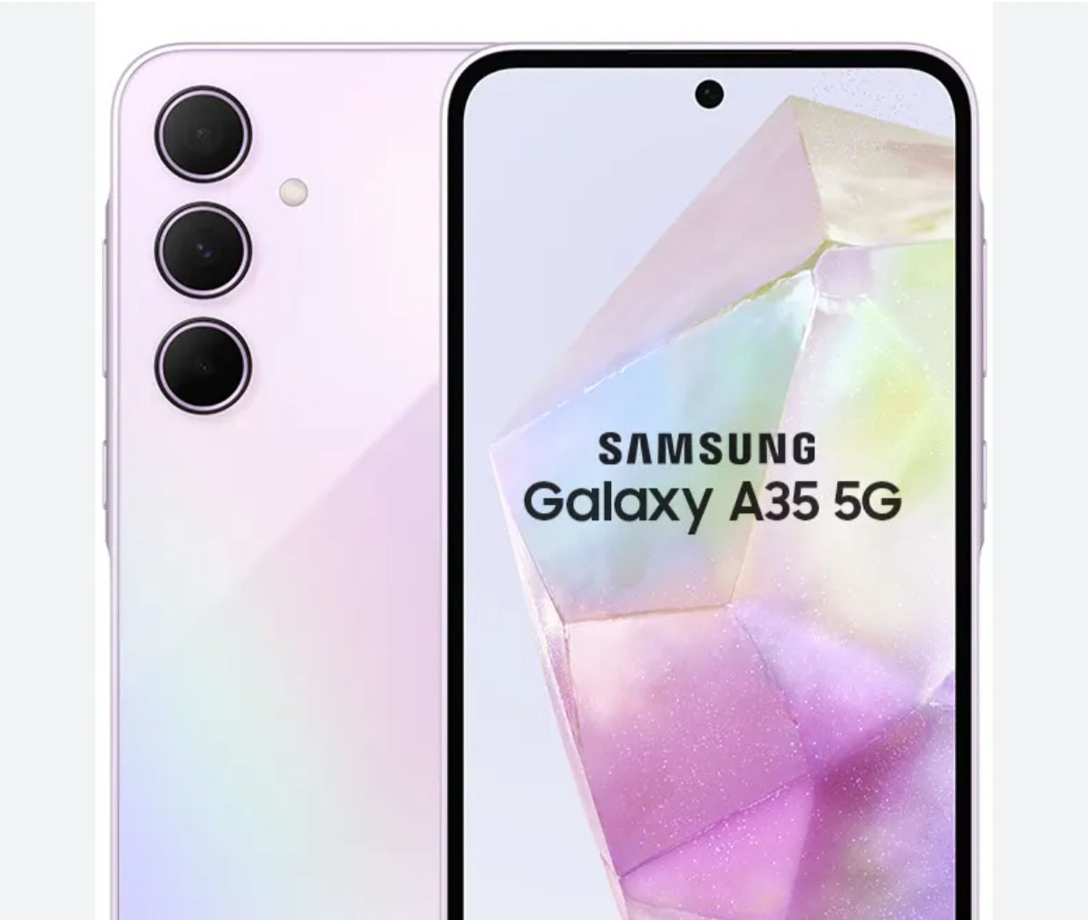 Samsung Galaxy A35 5G Global Version Purple Smartphone Dust Water & Scratch Resistant HD Screen Super/Fast Charging Smartphone. smp