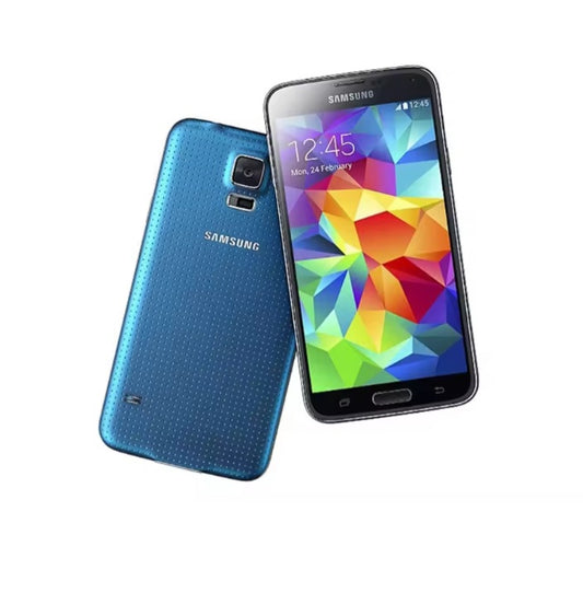 Samsung Galaxy S5 Global Version Blue Smartphone Dust Water & Scratch Resistant HD Screen Super/Fast Charging Smartphone. smp