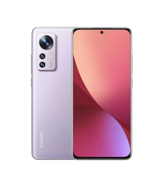 Xiaomi 12X Global Version Purple Smartphone Facial Recognition & Fingerprint Unlock Function Dust Water & Scratch Resistant HD Screen Super/Fast Charging Smartphone (RAM 8GB+256GB ROM). smp