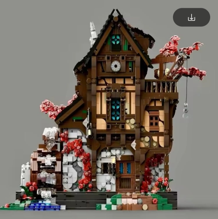 European Medieval Street Scene Building Blocks Set Toys tys bbs