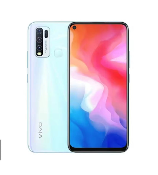 Vivo Y50 4G Global Version Blue Smartphone Dust Water & Scratch Resistant HD Screen Super/Fast Charging Smartphone (RAM 8GB+128GB ROM). smp