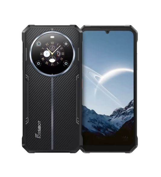 FOSSIBOT F109S 4G Rugged Global Version Smartphone Facial Recognition & Fingerprint Unlock Function Dust Water & Scratch Resistant HD Screen Super/Fast Charging (RAM 24GB+256GB ROM) Smartphone smp