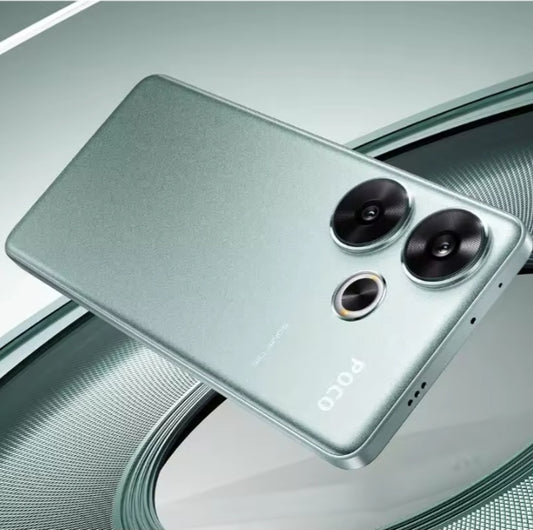 Xiaomi Poco F6 5G Global Version Green Smartphone Facial Recognition & Fingerprint Unlock Function Dust Water & Scratch Resistant HD Screen Super/Fast Charging (RAM 12GB+256GB ROM) Smartphone. smp