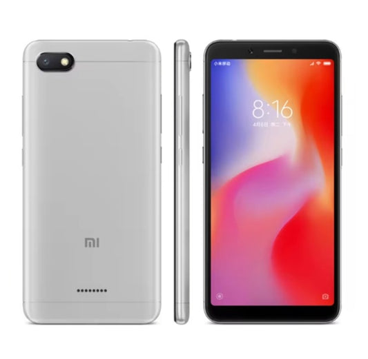 Xiaomi Redmi 6A Global Version Gray Smartphone Facial Recognition & Fingerprint Unlock Function Dust Water & Scratch Resistant HD Screen Super/Fast Charging (RAM 2GB+16GB ROM) Smartphone + FREE Gifts. smp