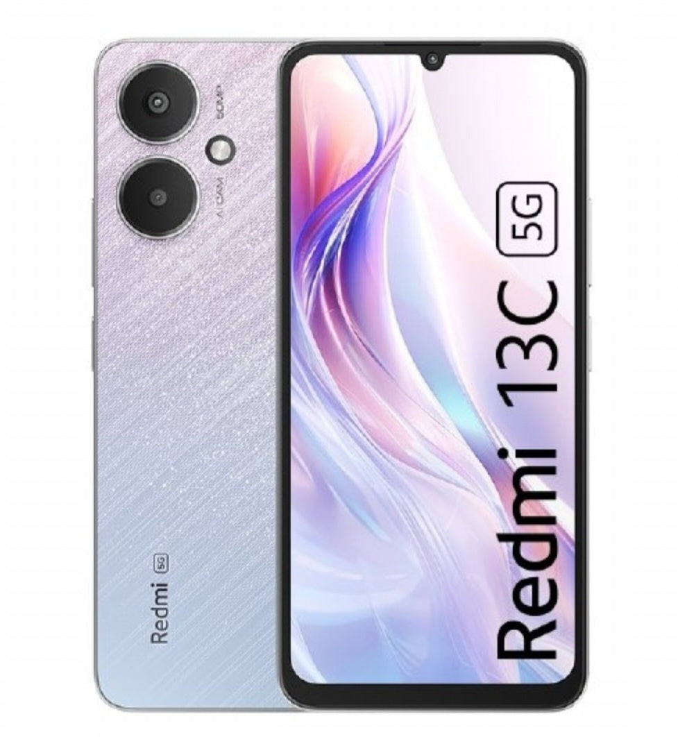 Xiaomi Redmi 13C 5G Global Version Randomly Selected Color Smartphone Facial Recognition & Fingerprint Unlock Function Dust Water & Scratch Resistant HD Screen Super/Fast Charging Smartphone (RAM 4GB+128GB ROM).smp