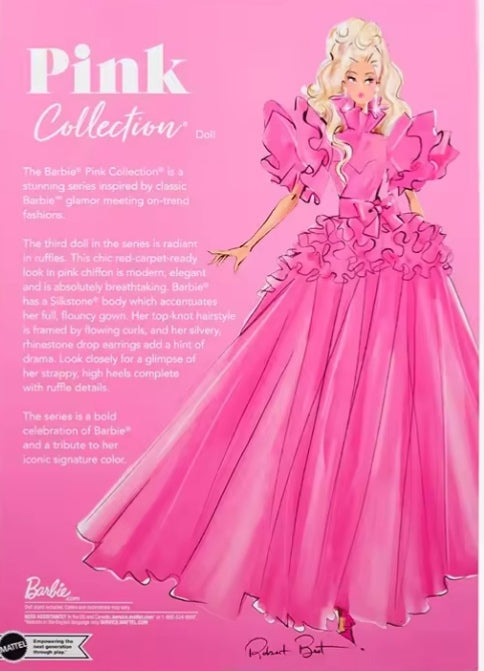 Original Barbie Signature Collector Doll Classic Pink Collection Silkstone Model tys dll